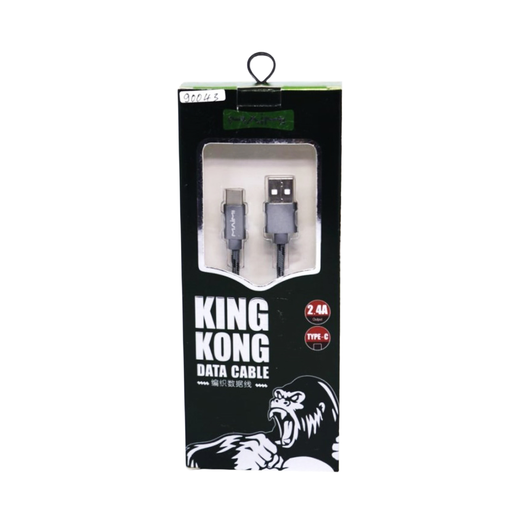 KABEL DATA MAIMI X24-KINGKONG-TYPE-C-1M-GOLD/GREY/GREEN- 2.4A CHARGING SPEED ORIGINAL